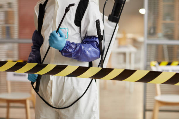 Professional Biohazard Cleanup technician working in Riverdale, NE
